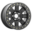 Pro Comp Alloys PA075 Trilogy R Race 17x9 Satin Black Milled -6mm ET Custom CB 5x127