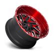 Fuel Wheels D691 Triton 20x10 Candy Red Milled -18mm ET 125.1mm CB 8x170