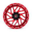 Fuel Wheels D691 Triton 20x10 Candy Red Milled -18mm ET 125.1mm CB 8x170