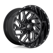 Fuel Wheels D581 Triton 17x9 Gloss Black Milled -12mm ET 78.1mm CB 5x114.3/5x127
