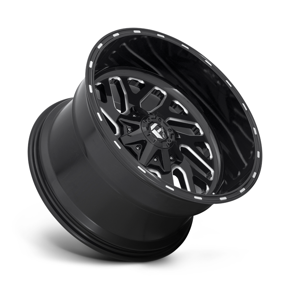 Fuel Wheels D581 Triton 17x9 Gloss Black Milled -12mm ET 78.1mm CB 5x114.3/5x127