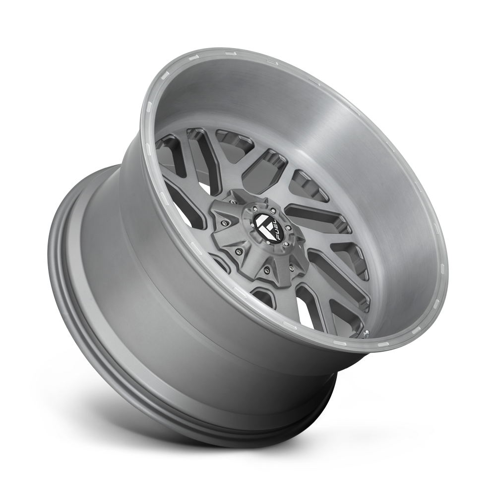 Fuel Wheels D715 Triton Platinum 20x10 Brushed Gunmetal w/Tinted Clear -18mm ET 125.1mm CB 8x170