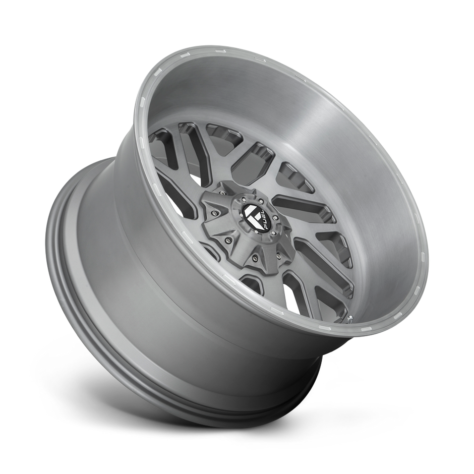 Fuel Wheels D715 Triton Platinum 20x10 Brushed Gunmetal w/Tinted Clear -18mm ET 125.1mm CB 8x170