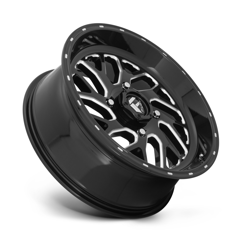 Fuel Wheels D581 Triton UTV 16x7 Gloss Black Milled 13mm ET 132mm CB 4x156