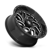 Fuel Wheels D581 Triton UTV 16x7 Gloss Black Milled 13mm ET 132mm CB 4x156