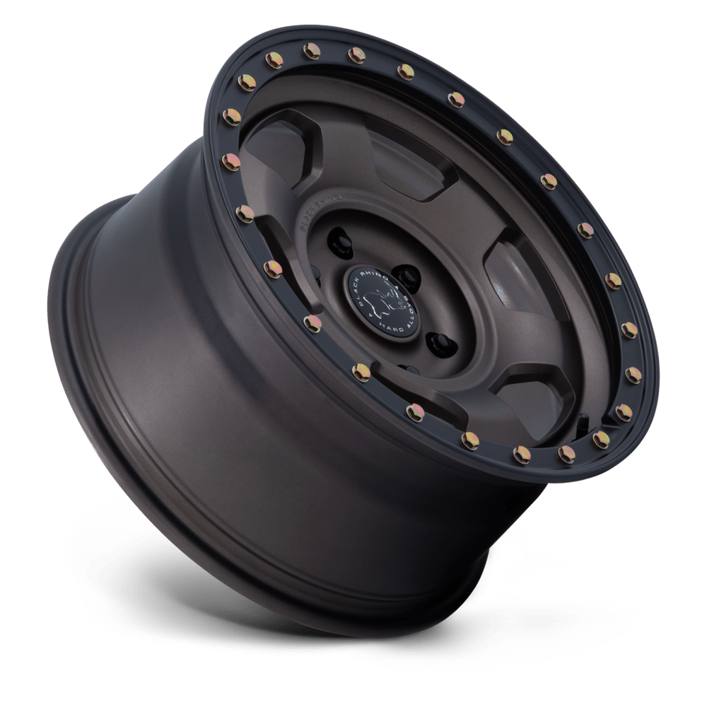 Black Rhino Hard Alloys BR029 Trooper 17x8.5 Burnt Bronze w/Matte Black Lip 25mm ET 71.6mm CB 5x130