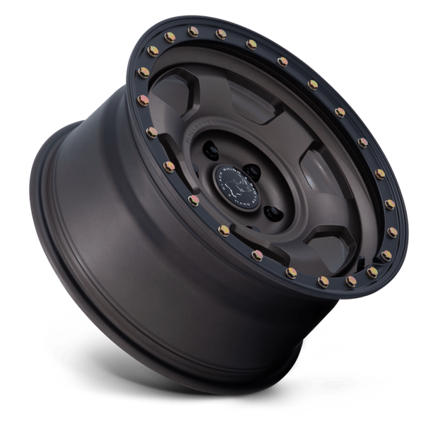 Black Rhino Hard Alloys BR029 Trooper 17x8.5 Burnt Bronze w/Matte Black Lip 25mm ET 71.6mm CB 5x130