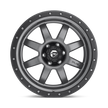 Fuel Wheels D552 Trophy 17x8.5 Matte Gunmetal w/Black Bead Ring -6mm ET 78.1mm CB 5x127