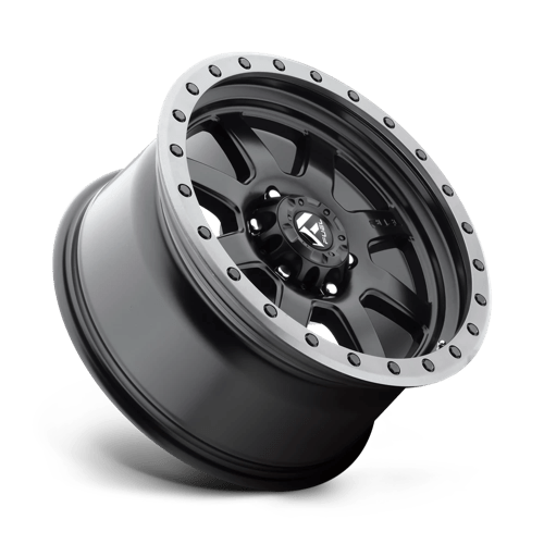 Fuel Wheels D551 Trophy 17x8.5 Matte Black w/Gunmetal Ring 13mm ET Custom CB 5x150