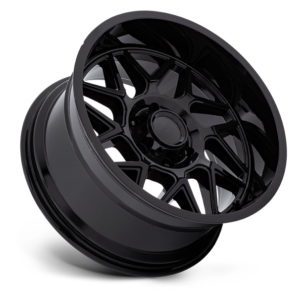 Moto Metal MO812 Turbine 20x9 Gloss Black 20mm ET 125.1mm CB 8x165.1