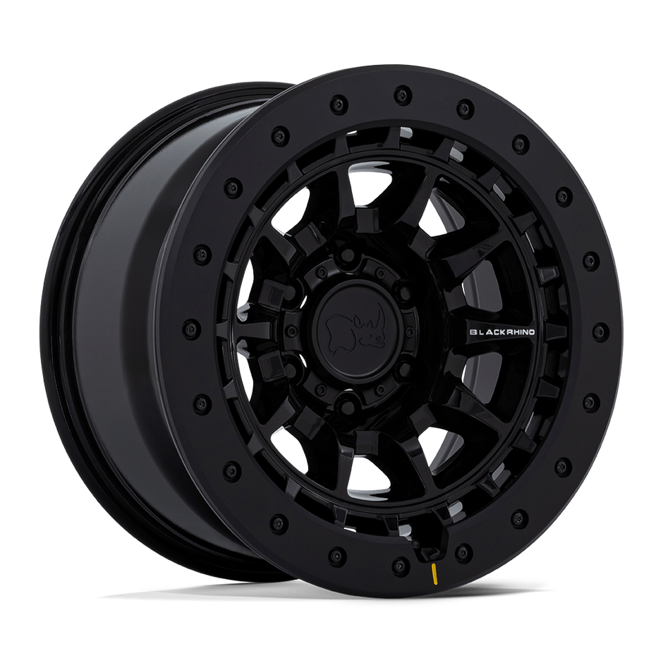 Black Rhino Hard Alloys BR016 Tusk 17x8.5 Gloss Black 0mm ET 71.5mm CB 5x127