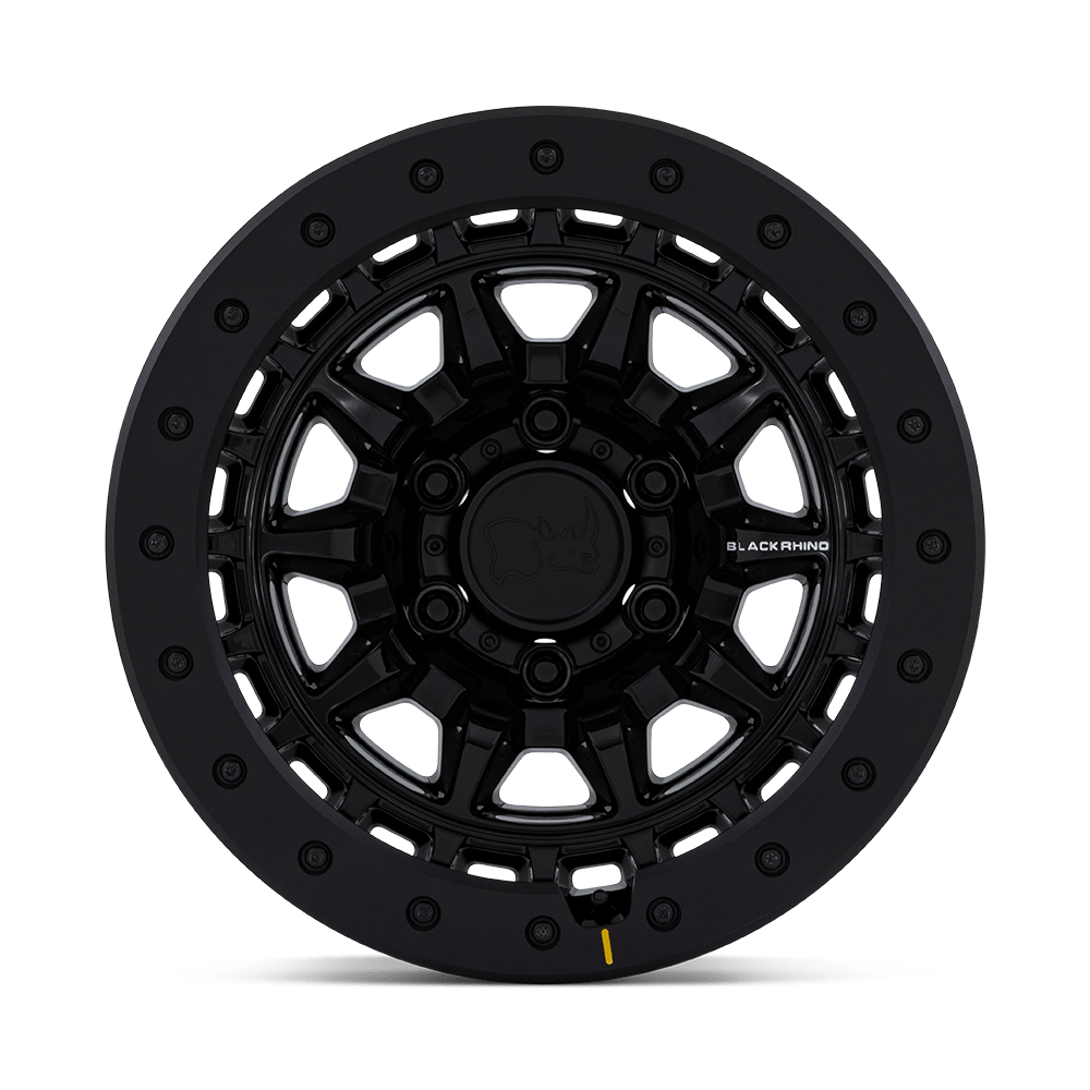 Black Rhino Hard Alloys BR016 Tusk 17x8.5 Gloss Black 0mm ET 71.5mm CB 5x127