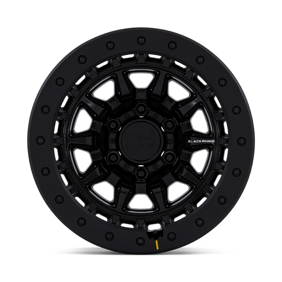 Black Rhino Hard Alloys BR016 Tusk 17x8.5 Gloss Black 0mm ET 71.5mm CB 5x127