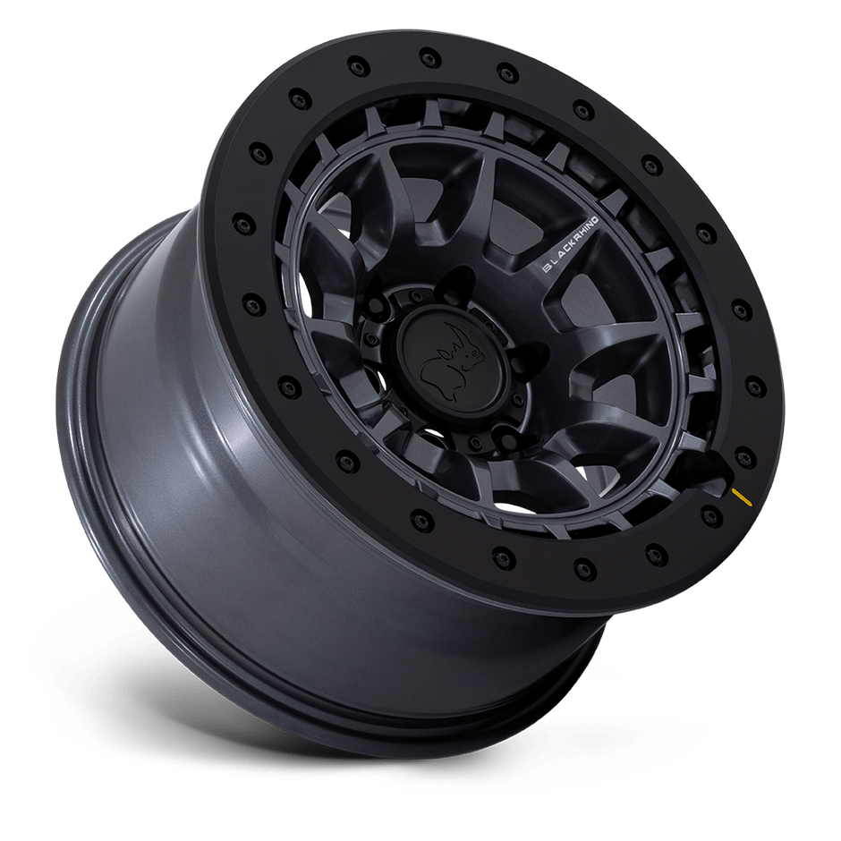 Black Rhino Hard Alloys BR016 Tusk 17x8.5 Matte Gunmetal 0mm ET 71.5mm CB 5x127