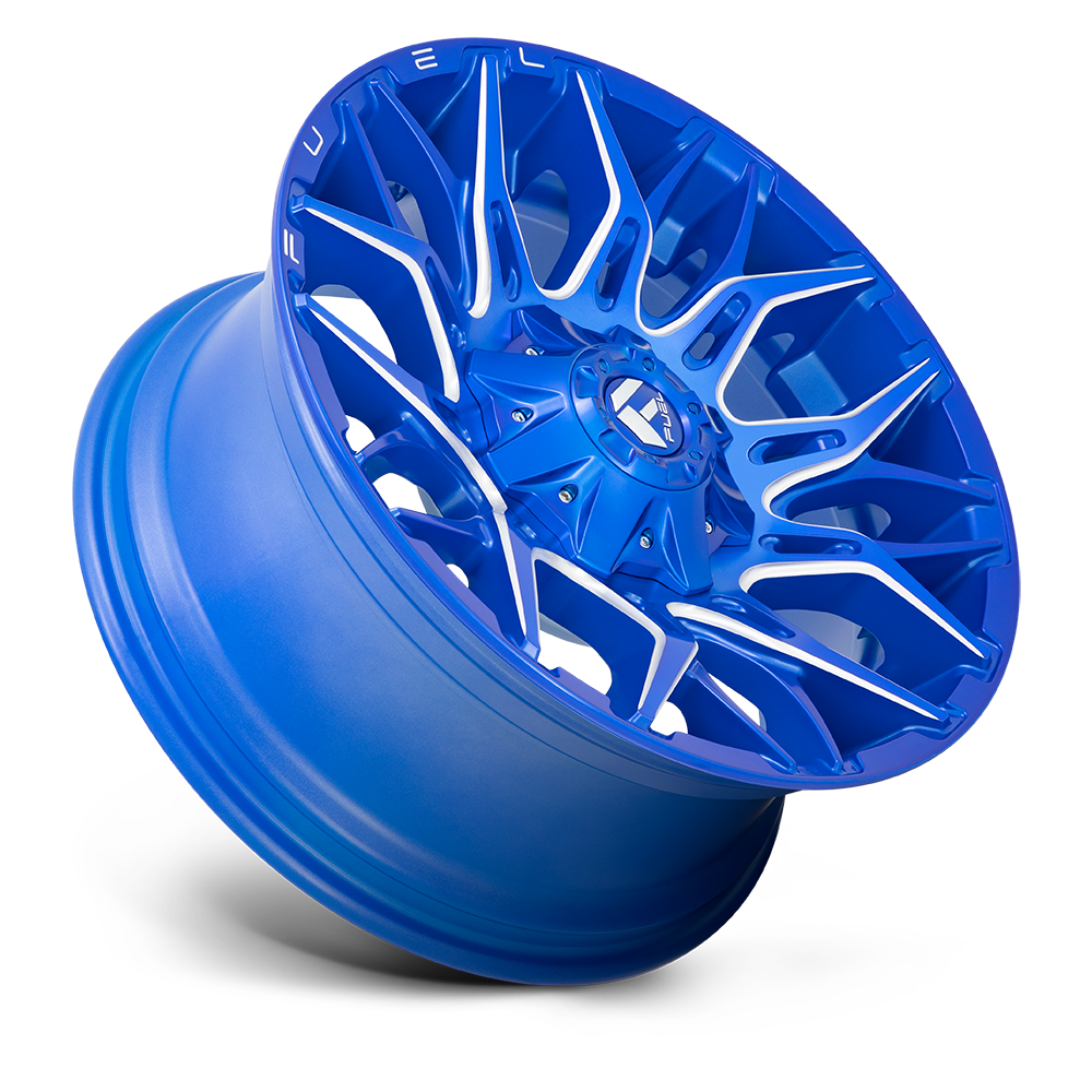 Fuel Wheels D770 Twitch 20x10 Anodized Blue Milled -18mm ET 125.1mm CB 8x170