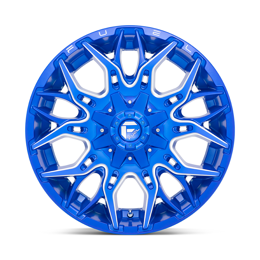 Fuel Wheels D770 Twitch 20x10 Anodized Blue Milled -18mm ET 125.1mm CB 8x170