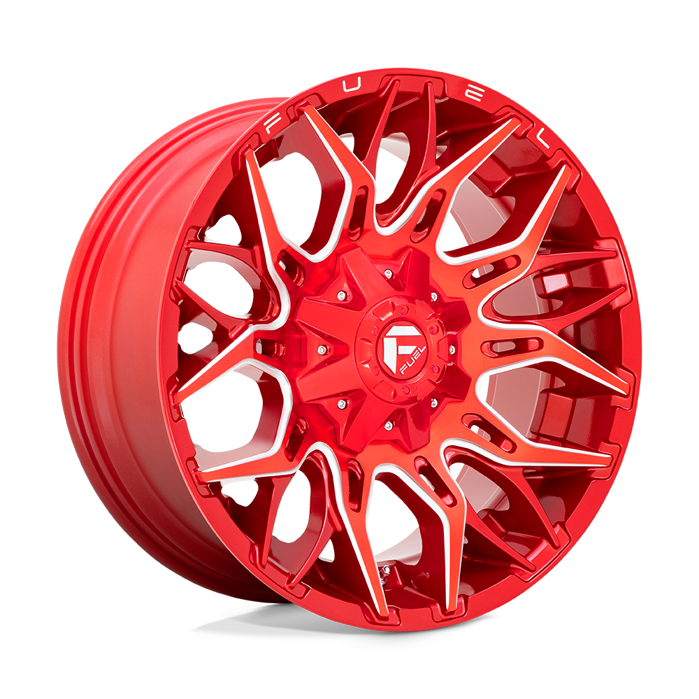 Fuel Wheels D771 Twitch 20x10 Candy Red Milled -18mm ET 125.1mm CB 8x170