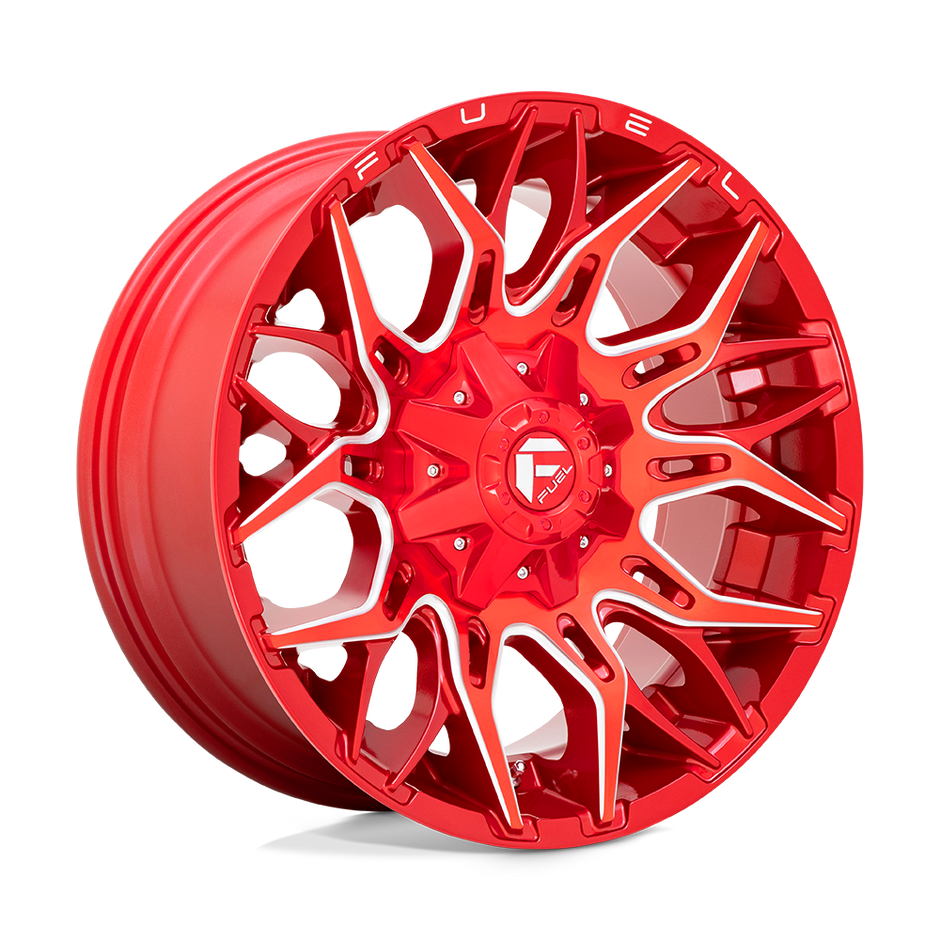 Fuel Wheels D771 Twitch 20x10 Candy Red Milled -18mm ET 125.1mm CB 8x170