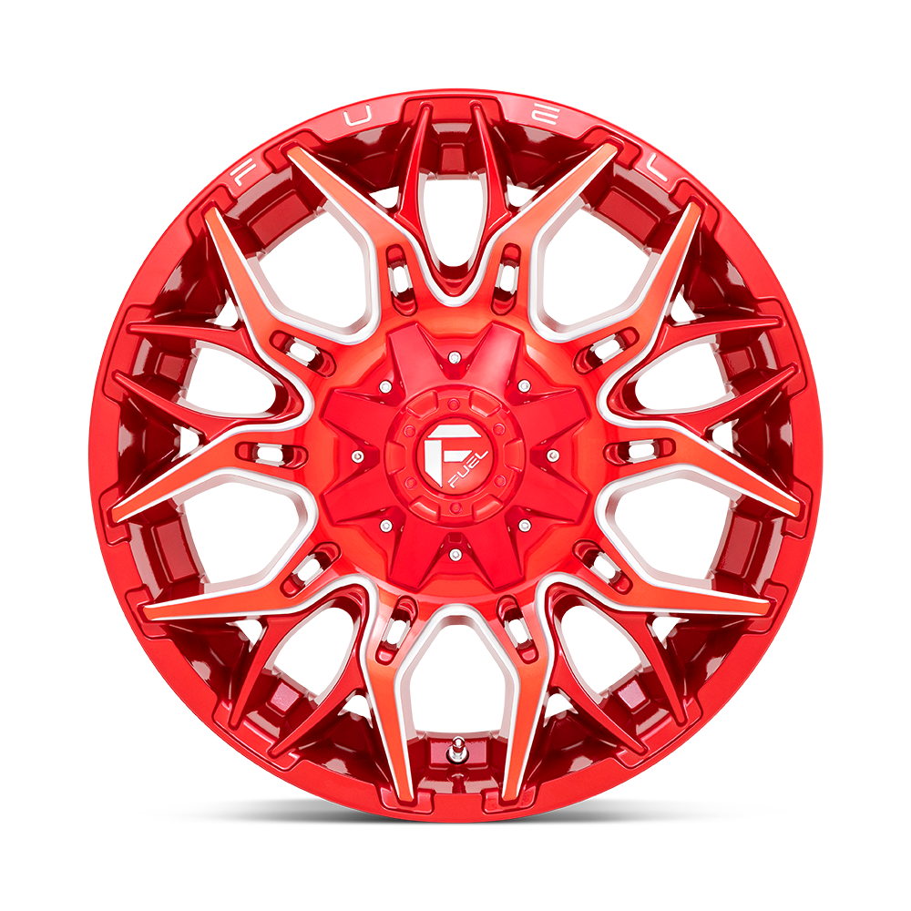 Fuel Wheels D771 Twitch 20x10 Candy Red Milled -18mm ET 125.1mm CB 8x170