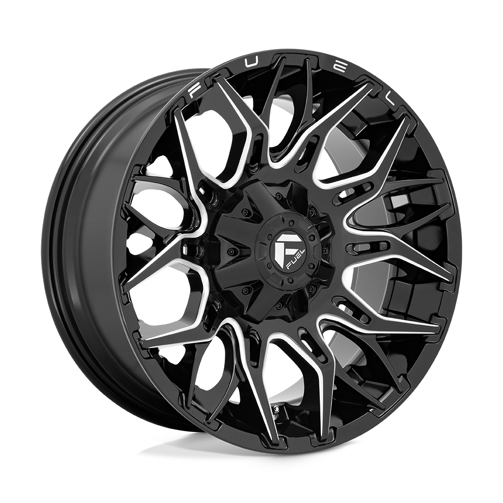 Fuel Wheels D769 Twitch 20x10 Glossy Black Milled -18mm ET 125.1mm CB 8x170