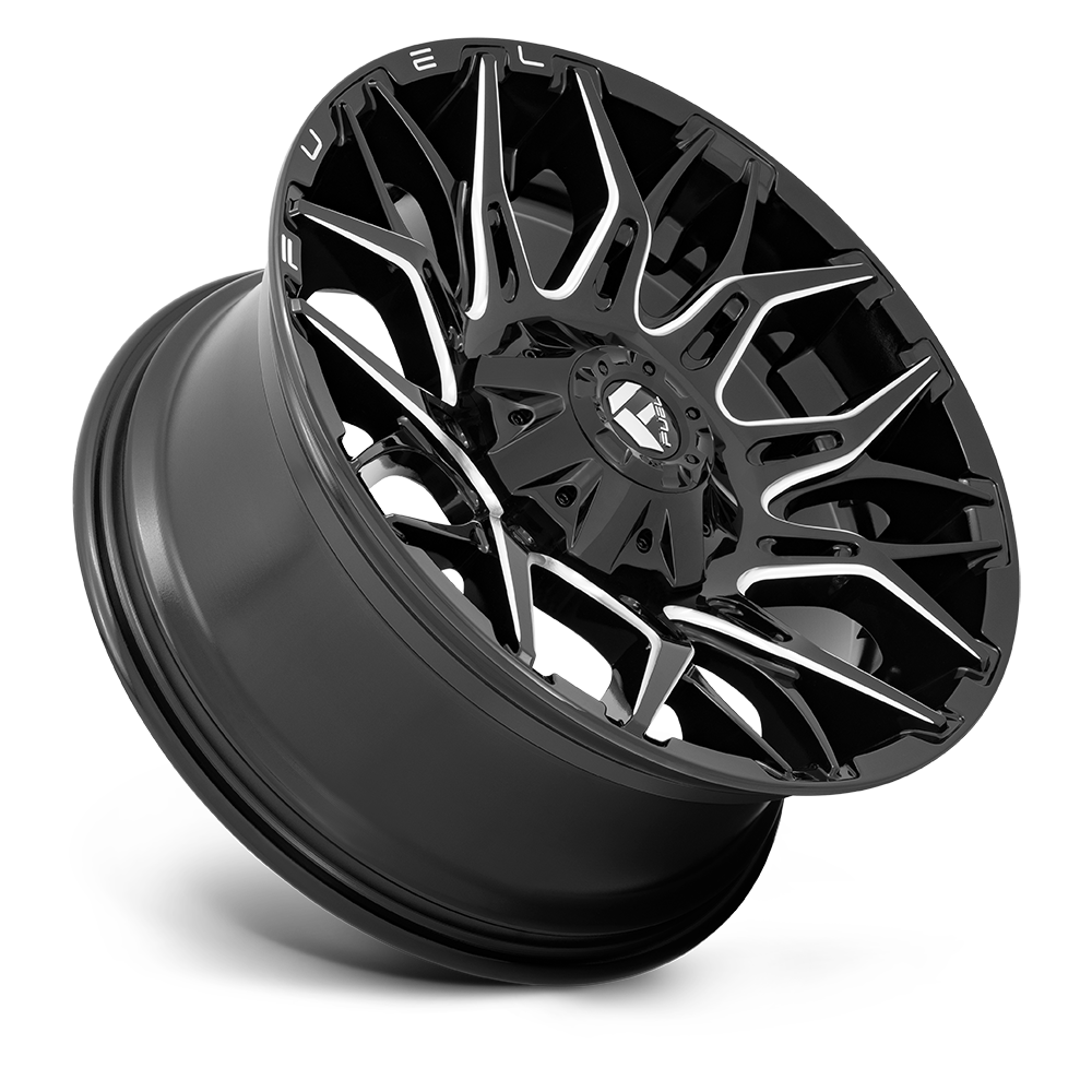 Fuel Wheels D769 Twitch 20x10 Glossy Black Milled -18mm ET 125.1mm CB 8x170
