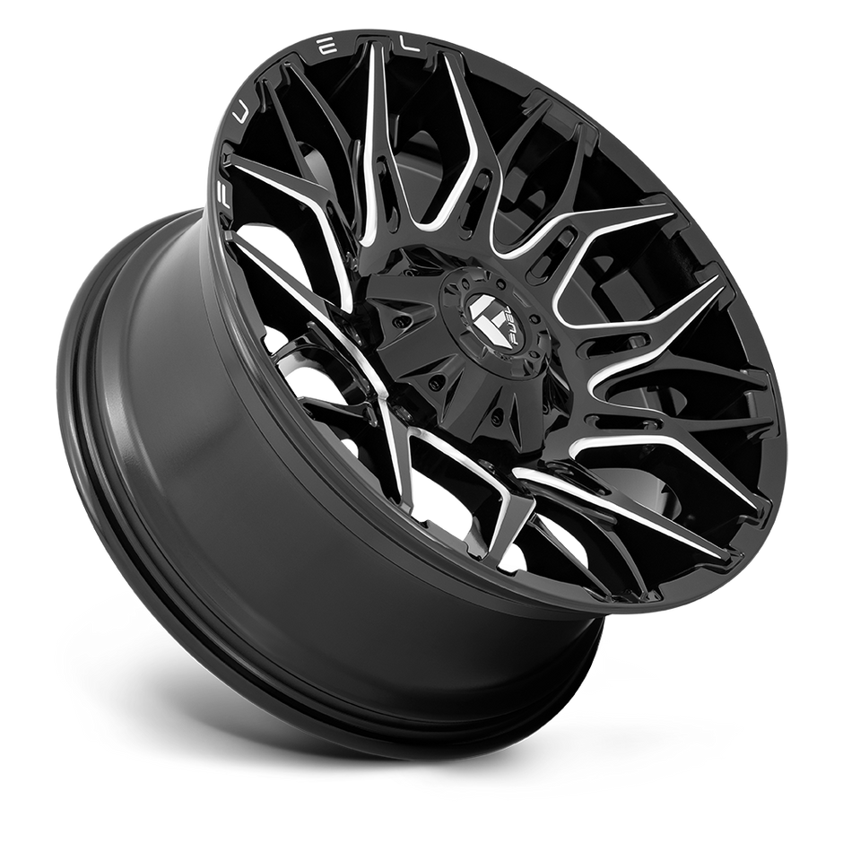 Fuel Wheels D769 Twitch 20x10 Glossy Black Milled -18mm ET 125.1mm CB 8x170