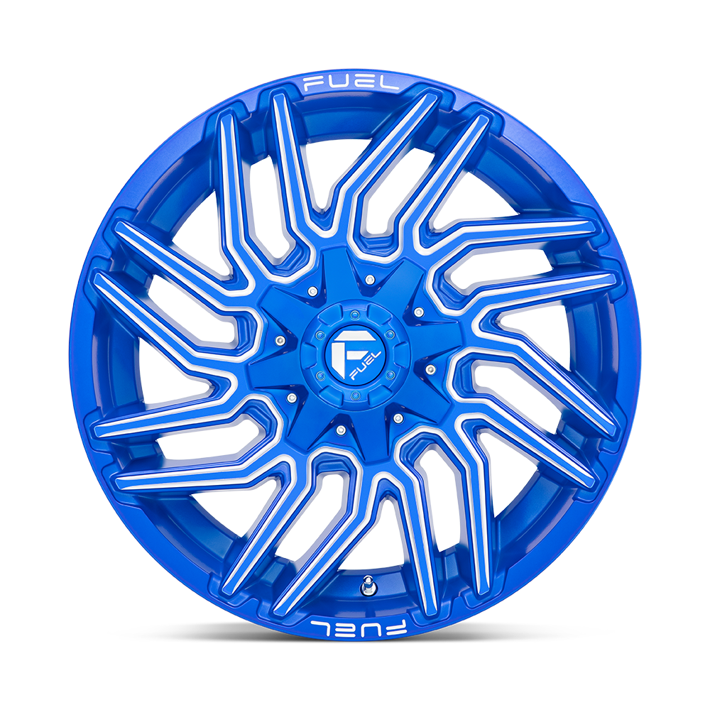 Fuel Wheels D774 Typhoon 20x10 Anodized Blue Milled -18mm ET 125.1mm CB 8x170