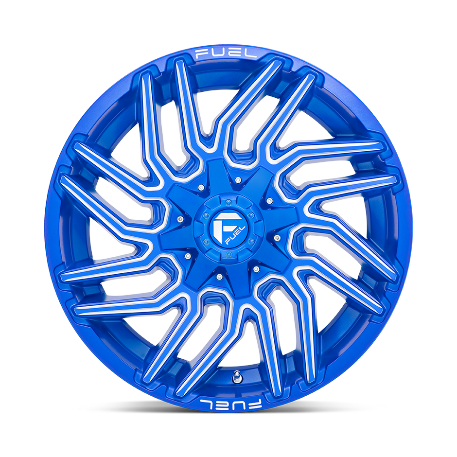 Fuel Wheels D774 Typhoon 20x10 Anodized Blue Milled -18mm ET 125.1mm CB 8x170