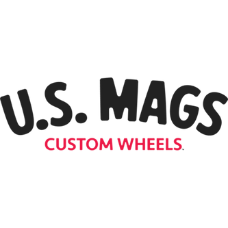 U.S. Mags Custom Wheels logo on a white background