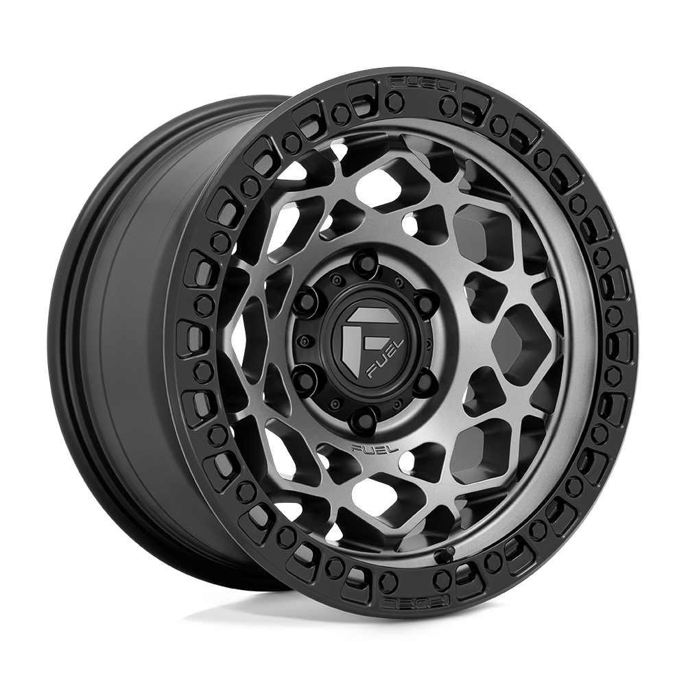 Fuel Wheels D784 Unit 17x9 Gunmetal w/Matte Black Ring 1mm ET 66.9mm CB 6x120