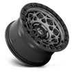 Fuel Wheels D784 Unit 17x9 Gunmetal w/Matte Black Ring 1mm ET 66.9mm CB 6x120