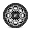 Fuel Wheels D784 Unit 17x9 Gunmetal w/Matte Black Ring 1mm ET 66.9mm CB 6x120