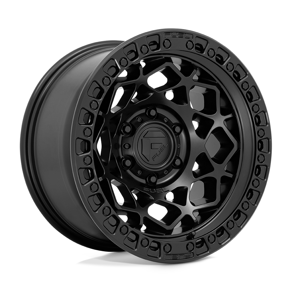 Fuel Wheels D786 Unit 17x9 Matte Black w/Matte Black Ring -12mm ET 71.5mm CB 5x127