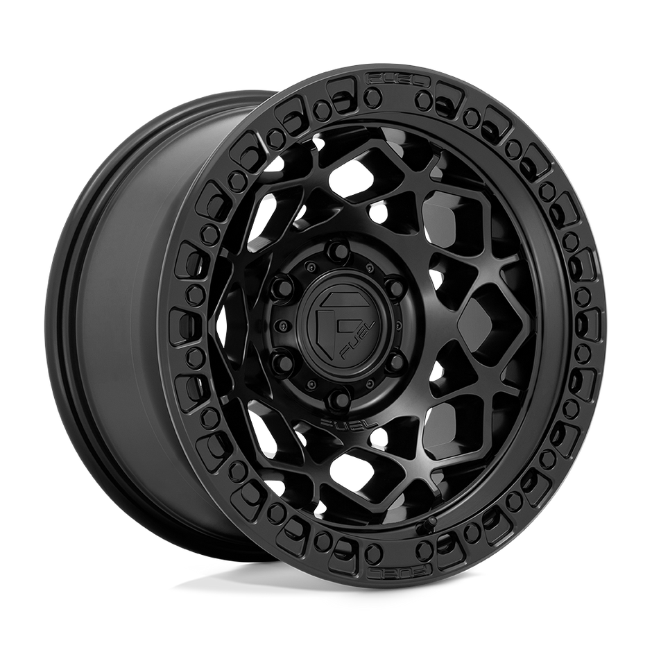 Fuel Wheels D786 Unit 17x9 Matte Black w/Matte Black Ring -12mm ET 71.5mm CB 5x127
