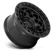 Fuel Wheels D786 Unit 17x9 Matte Black w/Matte Black Ring -12mm ET 71.5mm CB 5x127