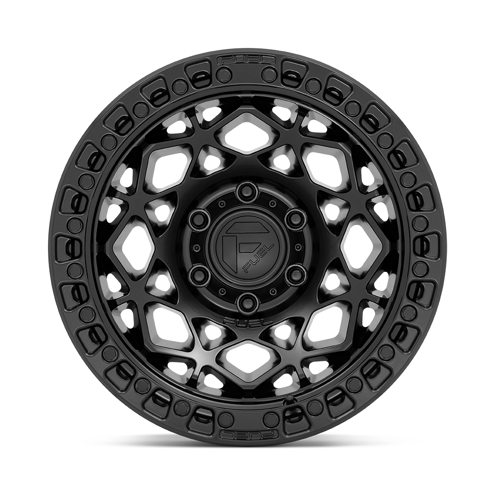 Fuel Wheels D786 Unit 17x9 Matte Black w/Matte Black Ring -12mm ET 71.5mm CB 5x127