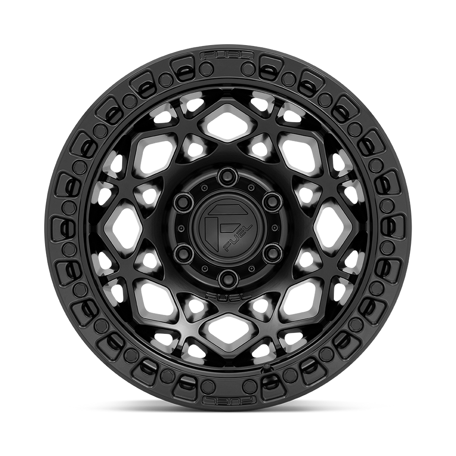 Fuel Wheels D786 Unit 17x9 Matte Black w/Matte Black Ring -12mm ET 71.5mm CB 5x127