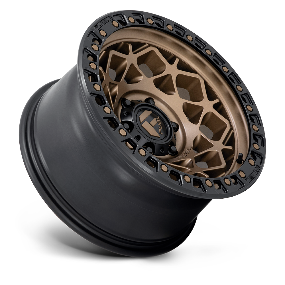 Fuel Wheels D784 Unit 17x9 Gunmetal w/Matte Black Ring -12mm ET 71.5mm CB 5x127