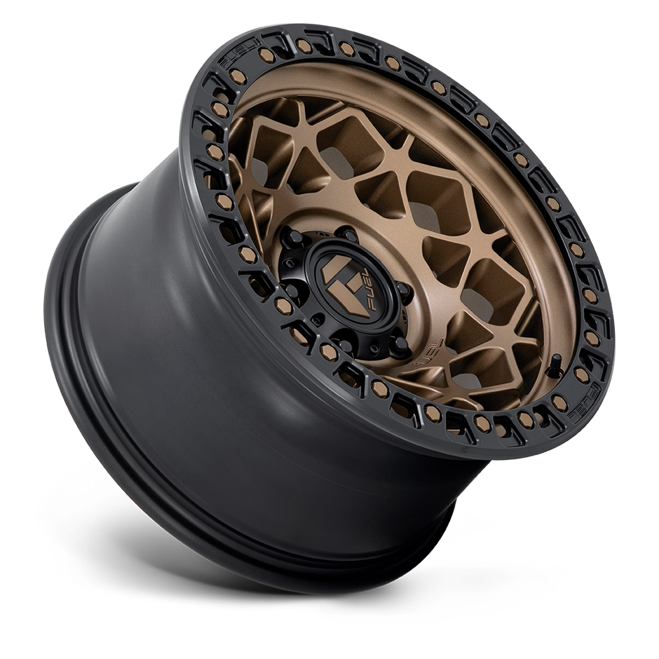 Fuel Wheels D784 Unit 17x9 Gunmetal w/Matte Black Ring -12mm ET 71.5mm CB 5x127