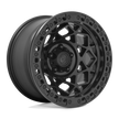 Fuel Wheels D120 Unit Beadlock 17x9 Blackout -15mm ET 71.5mm CB 5x127