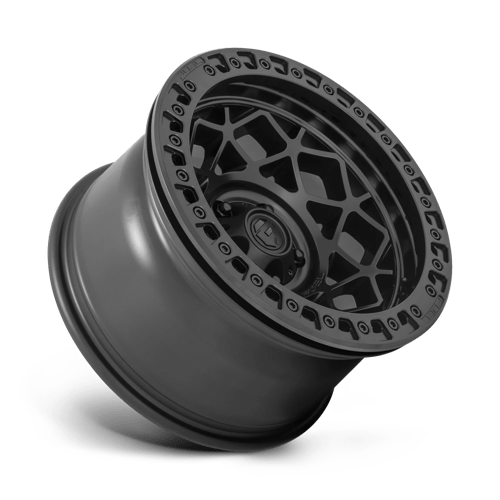 Fuel Wheels D120 Unit Beadlock 17x9 Blackout -15mm ET 71.5mm CB 5x127