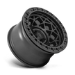 Fuel Wheels D120 Unit Beadlock 17x9 Blackout -15mm ET 71.5mm CB 5x127
