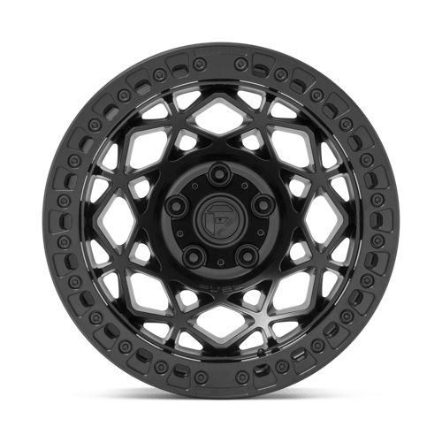 Fuel Wheels D120 Unit Beadlock 17x9 Blackout -15mm ET 71.5mm CB 5x127