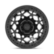 Fuel Wheels D120 Unit Beadlock 17x9 Blackout -15mm ET 71.5mm CB 5x127