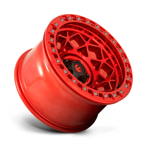 Fuel Wheels D121 Unit Beadlock 17x9 Candy Red -15mm ET 71.5mm CB 5x127