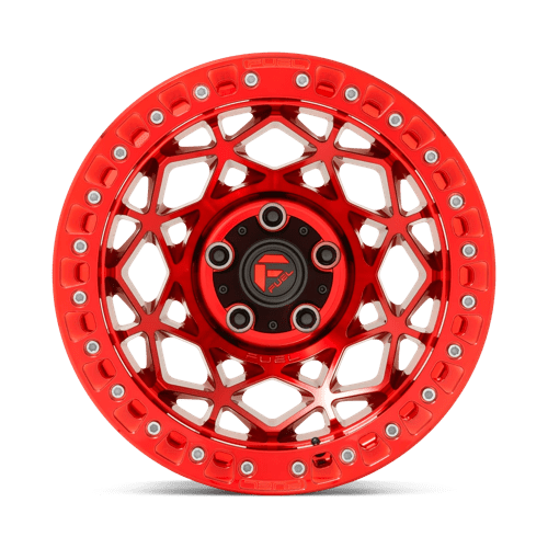 Fuel Wheels D121 Unit Beadlock 17x9 Candy Red -15mm ET 71.5mm CB 5x127