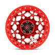 Fuel Wheels D121 Unit Beadlock 17x9 Candy Red -15mm ET 71.5mm CB 5x127