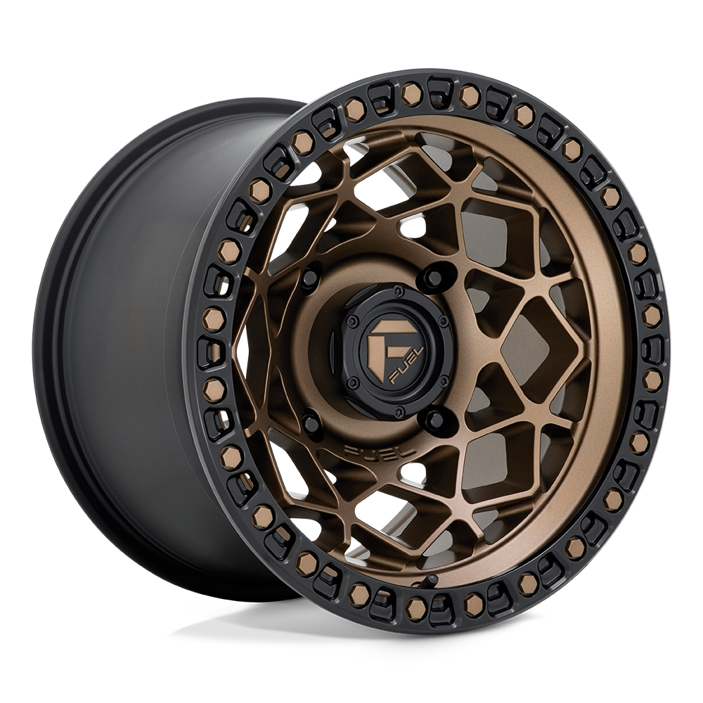 Fuel Wheels D785 Unit UTV 15x10 Bronze W/Matte Black Ring 0mm ET 132mm CB 4x156