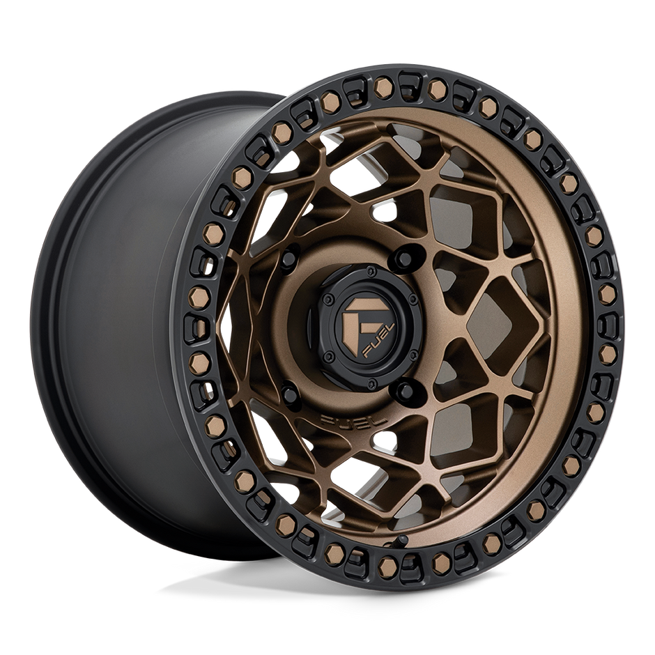 Fuel Wheels D785 Unit UTV 15x10 Bronze W/Matte Black Ring 0mm ET 132mm CB 4x156