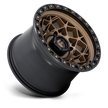 Fuel Wheels D785 Unit UTV 15x10 Bronze W/Matte Black Ring 0mm ET 132mm CB 4x156